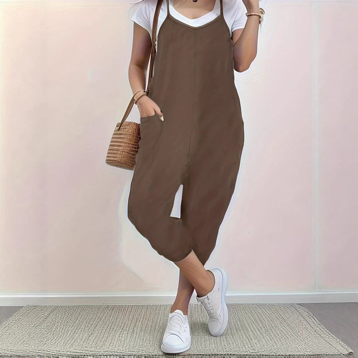 Damen Jumpsuit mit komfortabler Passform und praktischen Taschen Drune