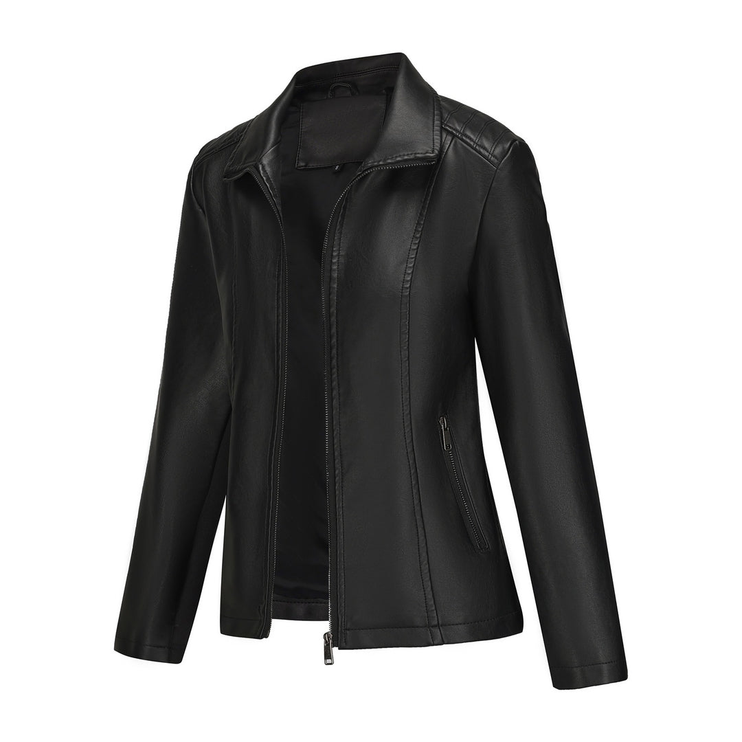 Damen Kunstlederjacke Drune