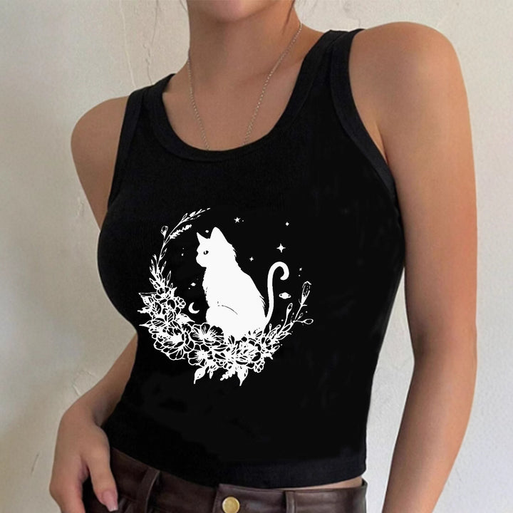 Damen Crop-Top mit einzigartigem Design und modischem Schriftzug Drune
