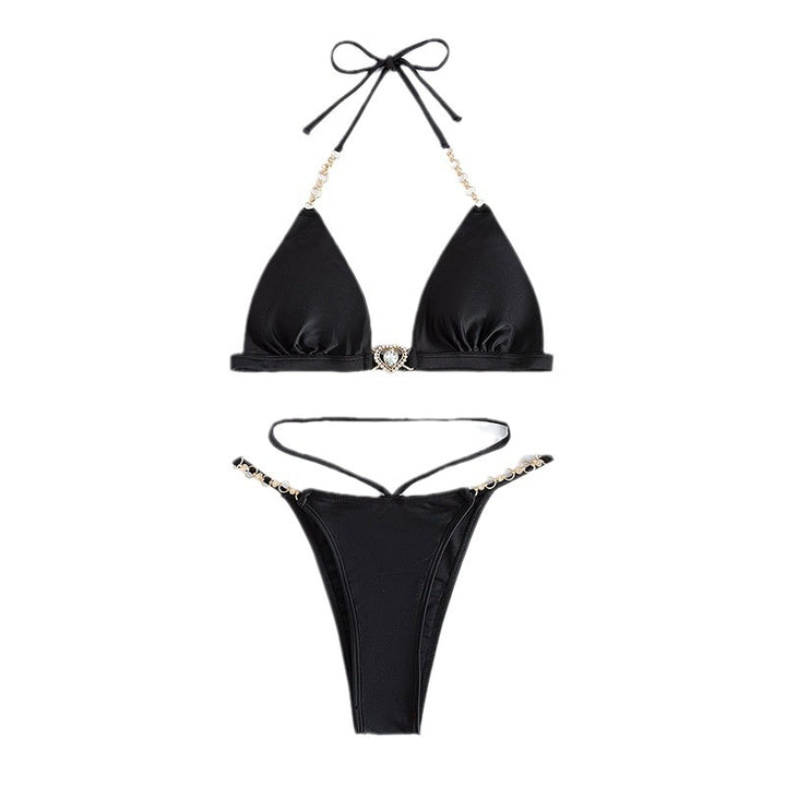 Damen Triangel-Bikini mit verführerischem Schmuckdetail Drune