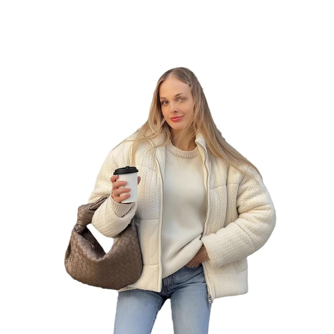 Damen Strick-Steppjacke Drune