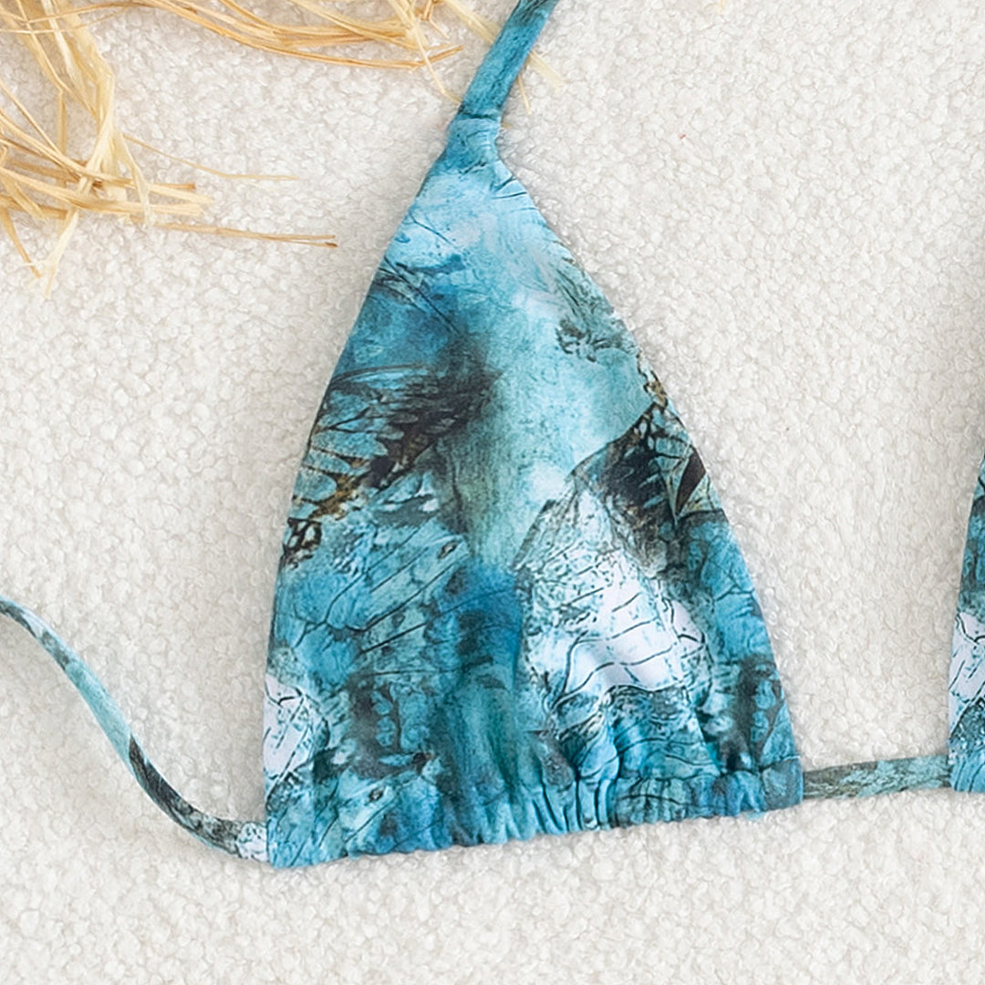 Damen Triangel-Bikini mit pareo Drune