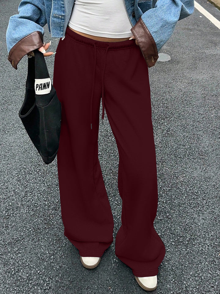 Damen bequeme Sweatpants im weiten Schnitt Drune