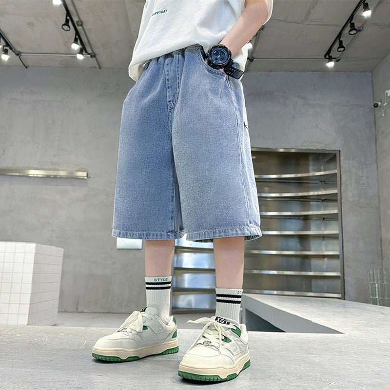 Jungen lässige Denim-Shorts im modernen Stil Drune