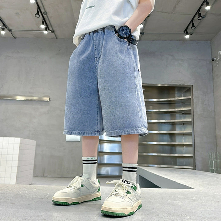Jungen lässige Denim-Shorts im modernen Stil Drune