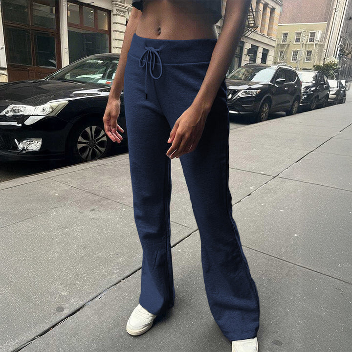 Damen Bequeme Freizeit-Jogginghose mit tailliertem Schnitt und elastischem Bund Drune