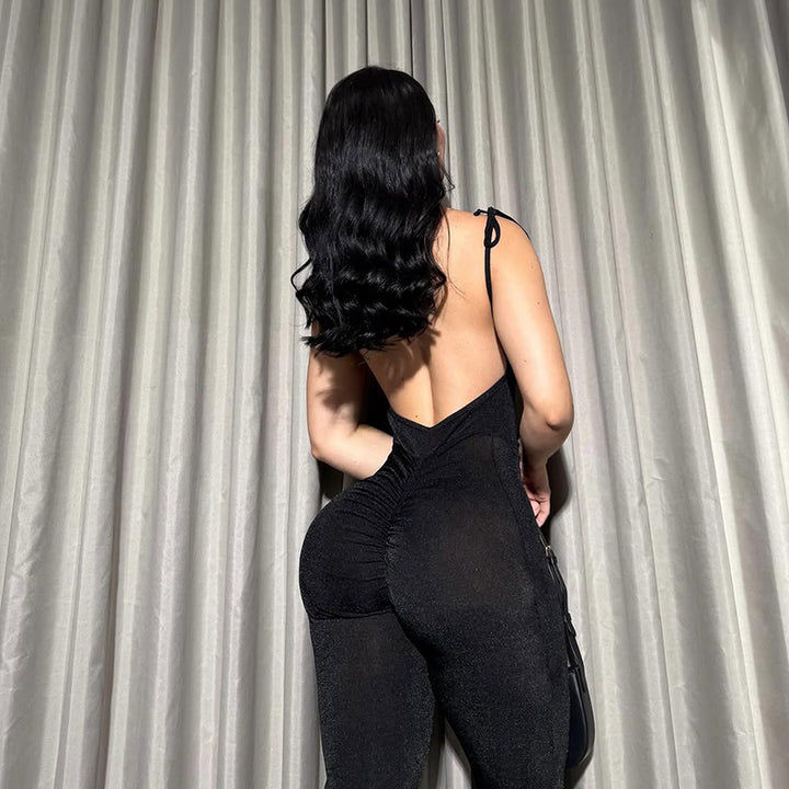 Damen Eleganter Jumpsuit mit figurformendem Schnitt Drune