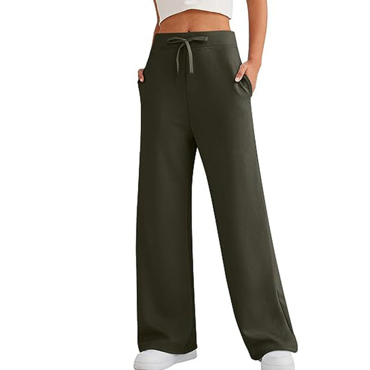 Damen Bequeme und trendige Freizeithose mit weitem Schnitt Drune