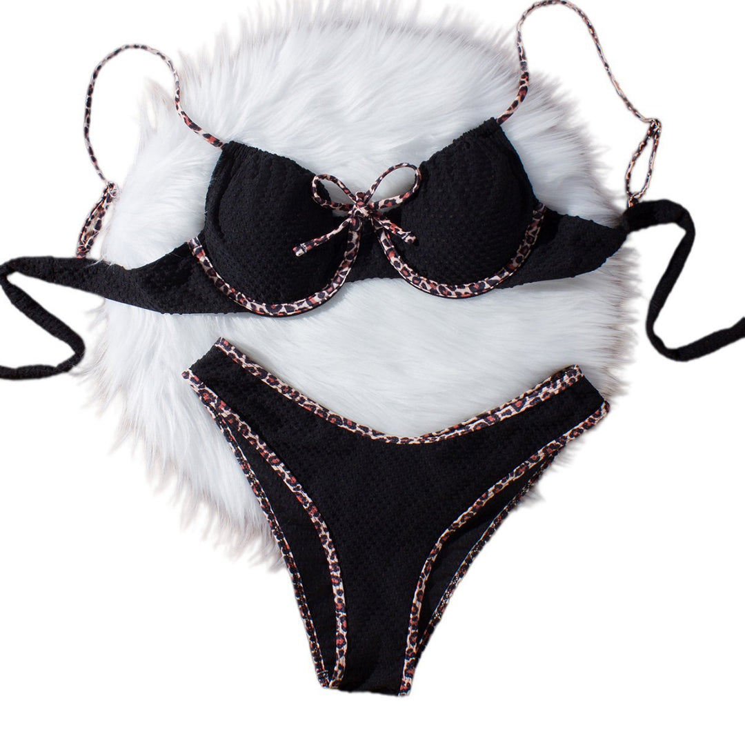 Damen Push-Up Bikini mit tierischem Akzent Drune