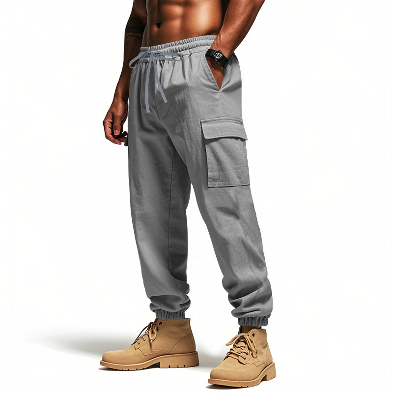 Herren Cargo-Hose mit elastischem Bund und praktischen Taschen Drune