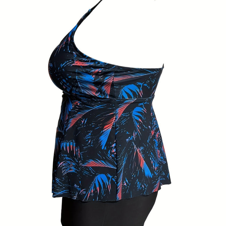 Damen Tankini-Oberteil mit fließendem Schnitt und hochwertigem floralem Design Drune