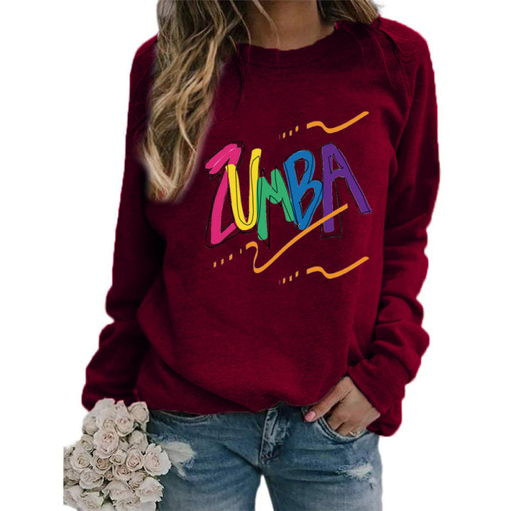 Damen Sweatshirt mit modernem Zumba-Design und lässiger Passform Drune