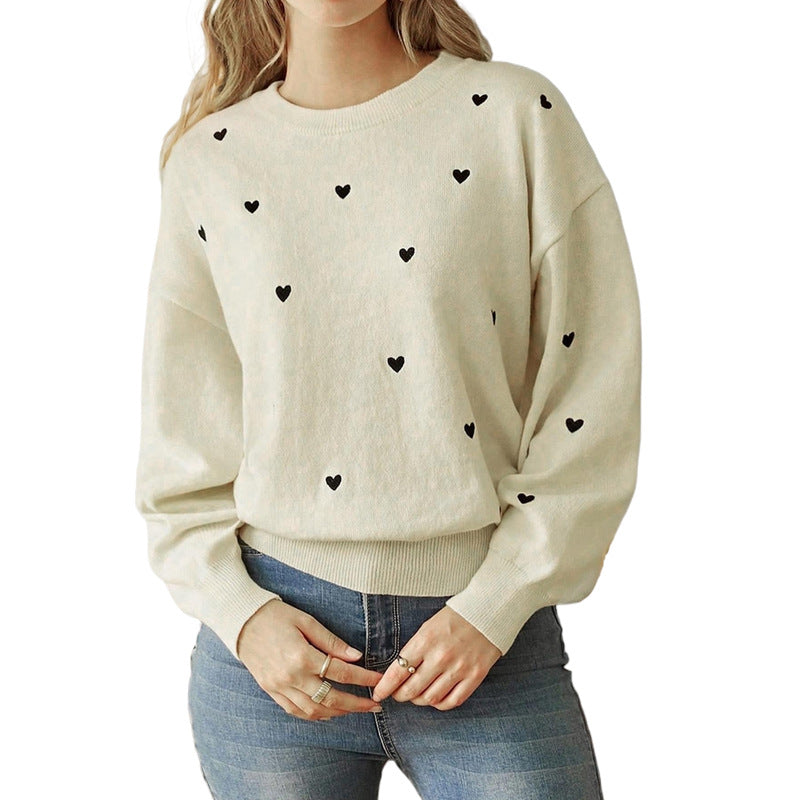 Damen lässiger Pullover mit gemütlichem Schnitt und weichem Material Drune