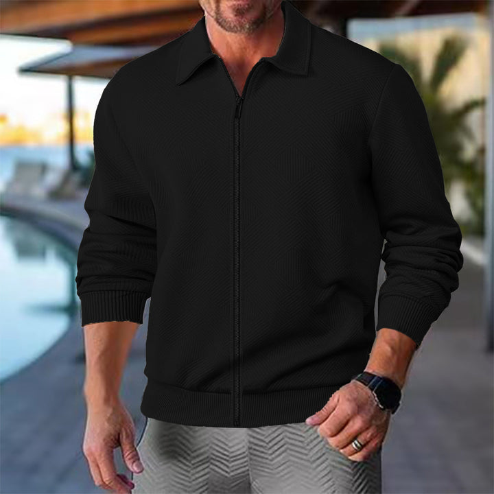 Herren Leichte Freizeitjacke mit strukturiertem Design Drune
