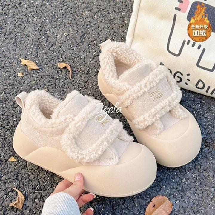 Damen Bequeme und stylische Sneaker mit Veloursleder-Details Drune
