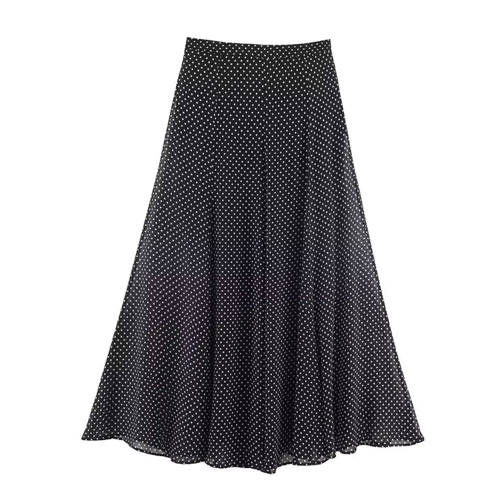 Damen Maxirock mit elegantem Pünktchenmuster und fließendem Schnitt Drune