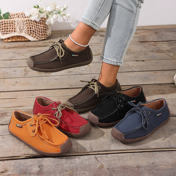 Damen Sneakers im lässigen Design mit komfortabler Schnürung und rutschfester Sohle Drune