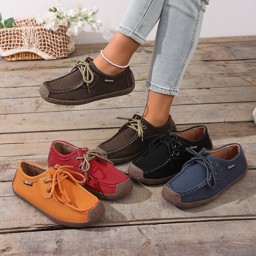 Damen Sneakers im lässigen Design mit komfortabler Schnürung und rutschfester Sohle Drune