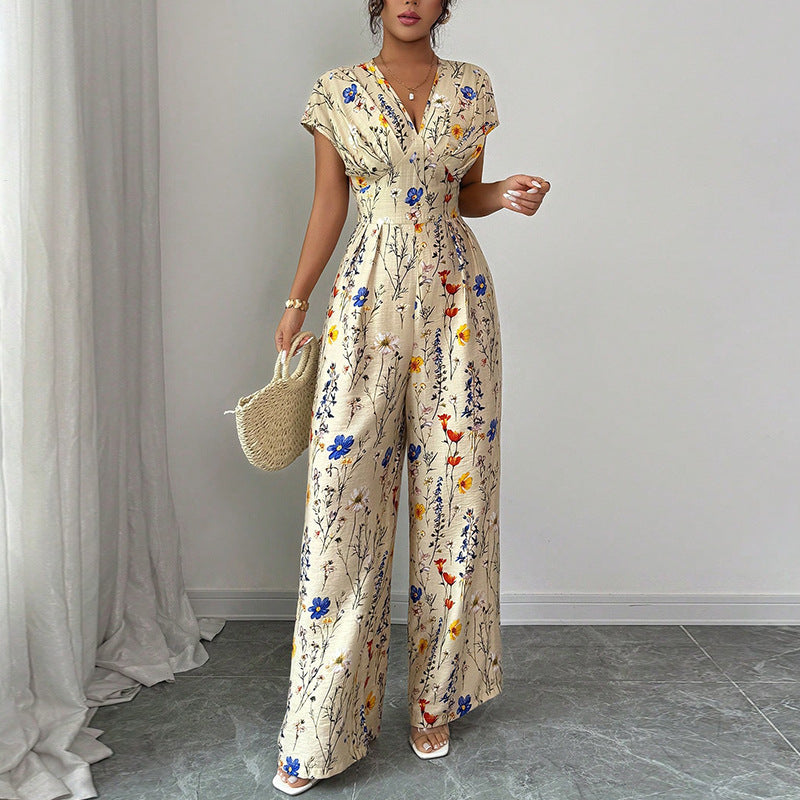 Damen Maxikleid mit floralem Muster Drune