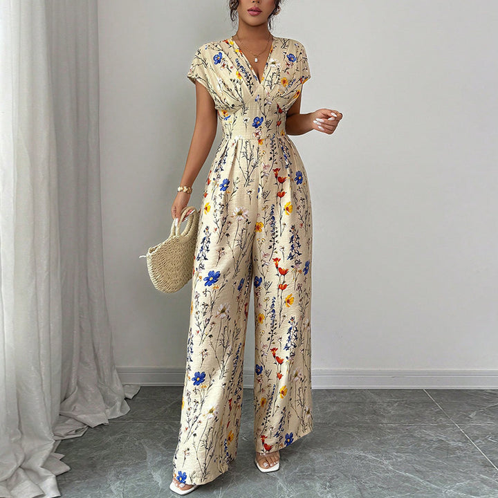 Damen Maxikleid mit floralem Muster Drune