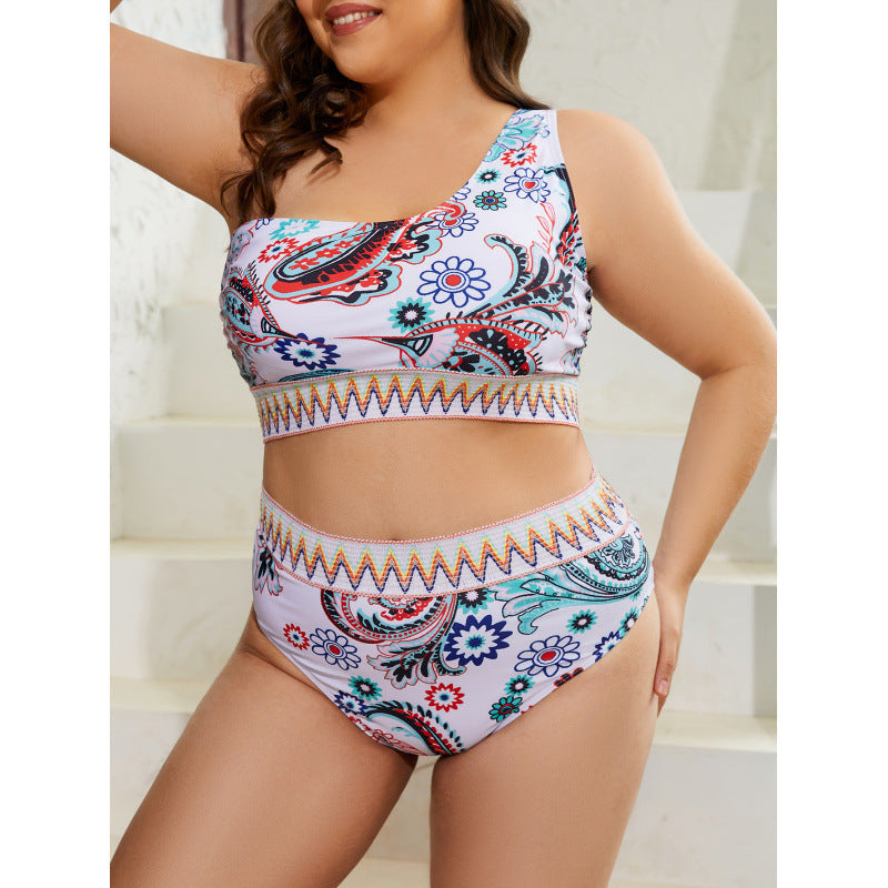 Damen Bikini-Set mit floralem Muster und sportlichem Schnitt Drune