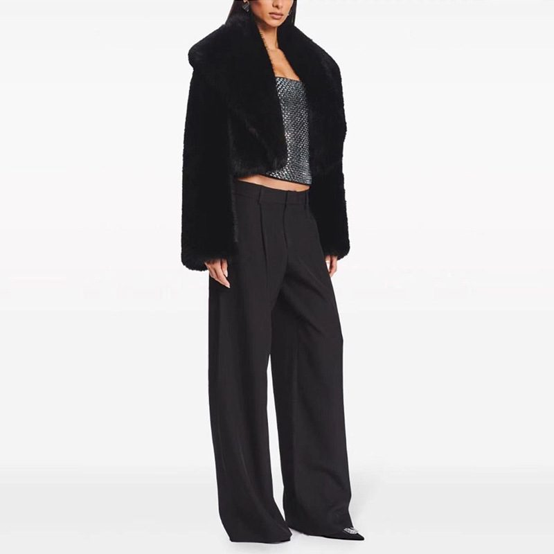 Drune | Kunstpelzjacke - Glamouröse Abendoberbekleidung - Polyester-Mischung - Schicke Winterbekleidung
