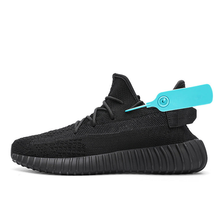 Damen sportliche und luftige Sneakers mit atmungsaktivem Strickoberteil Drune