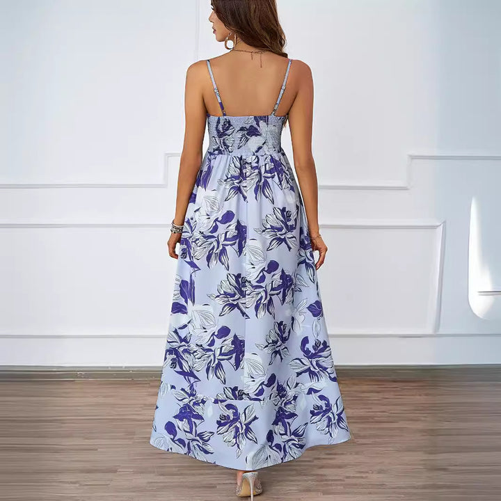 Damen Maxikleid mit grafischem Muster Drune