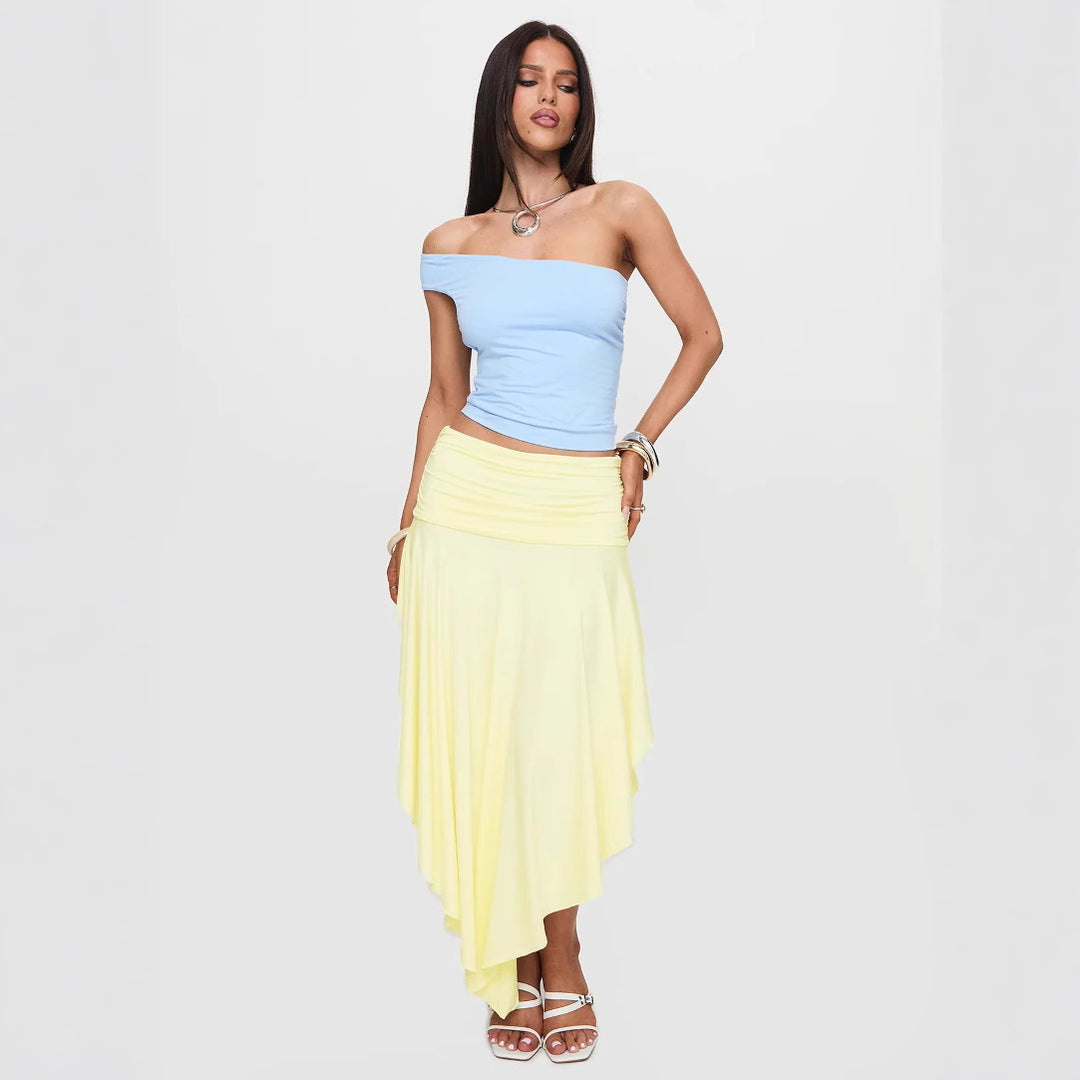 Damen Racerback Top mit tiefem V-Ausschnitt und elegantem Halterdesign Drune