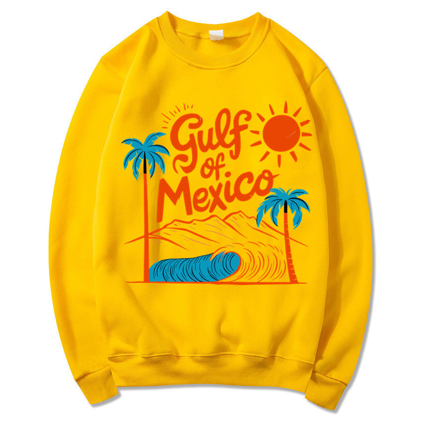Damen Sweatshirt mit maritimem Grafikdesign und lässigem Schnitt Drune