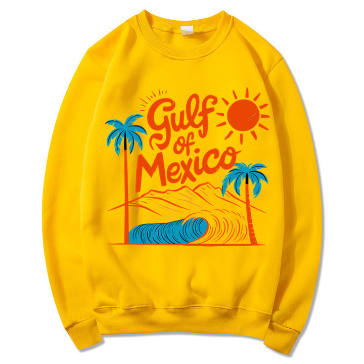 Damen Sweatshirt mit maritimem Grafikdesign und lässigem Schnitt Drune