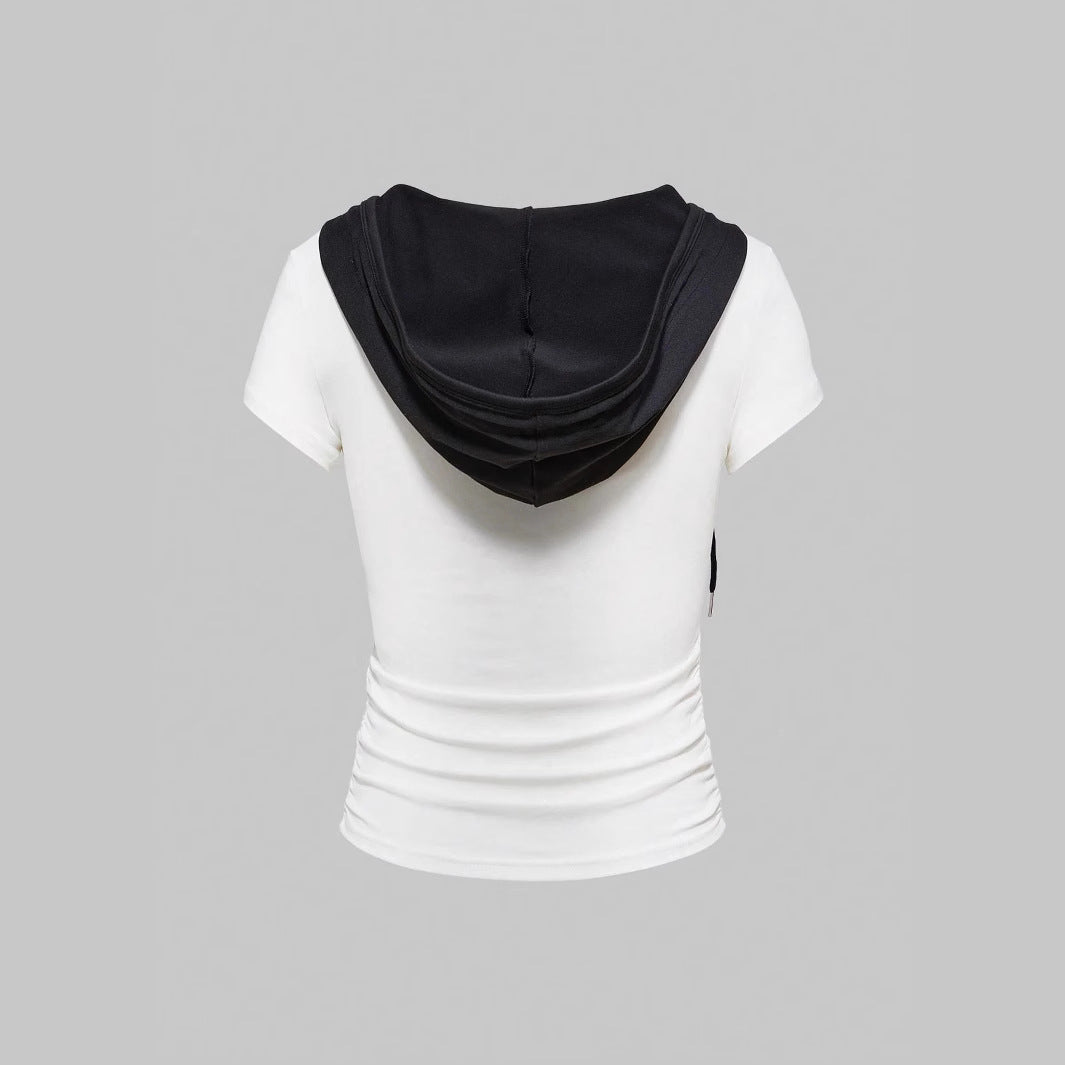 Damen Grafik T-Shirt mit Distressed Skull-Design Drune
