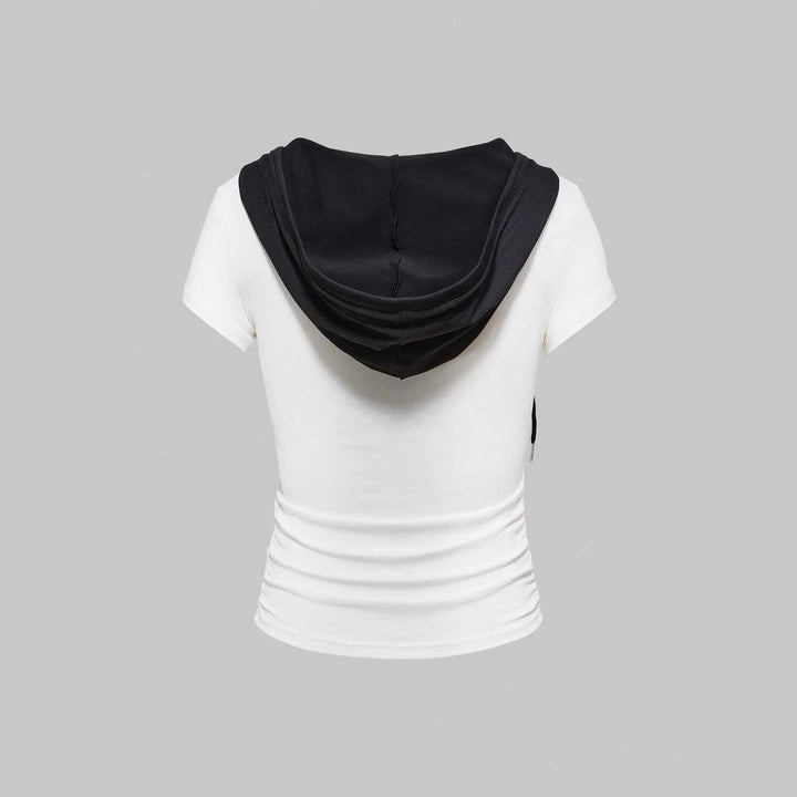 Damen Grafik T-Shirt mit Distressed Skull-Design Drune