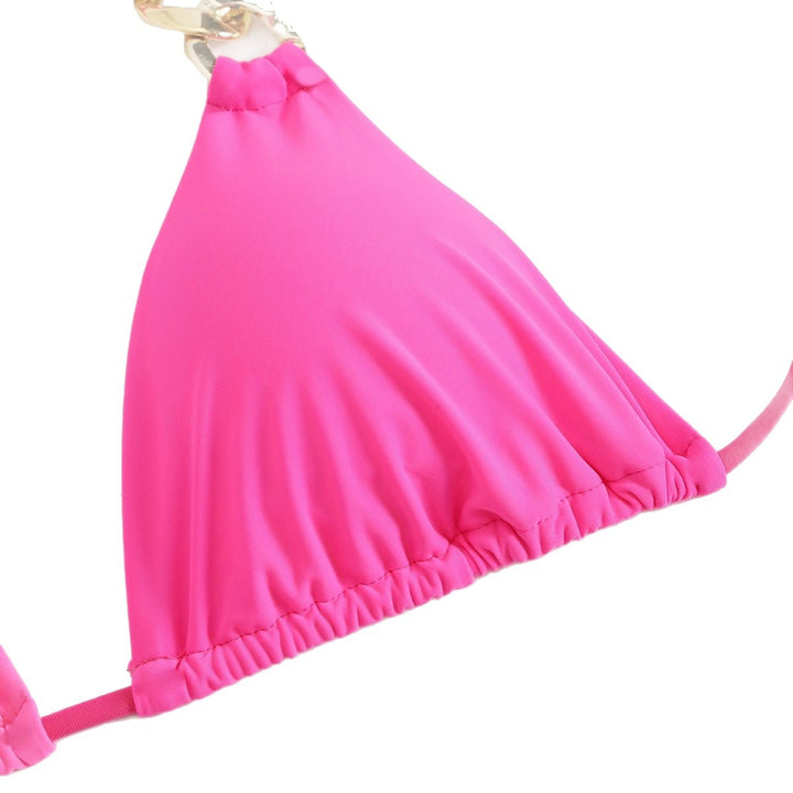 Damen Triangel-Bikini mit modischen Kettenakzenten Drune