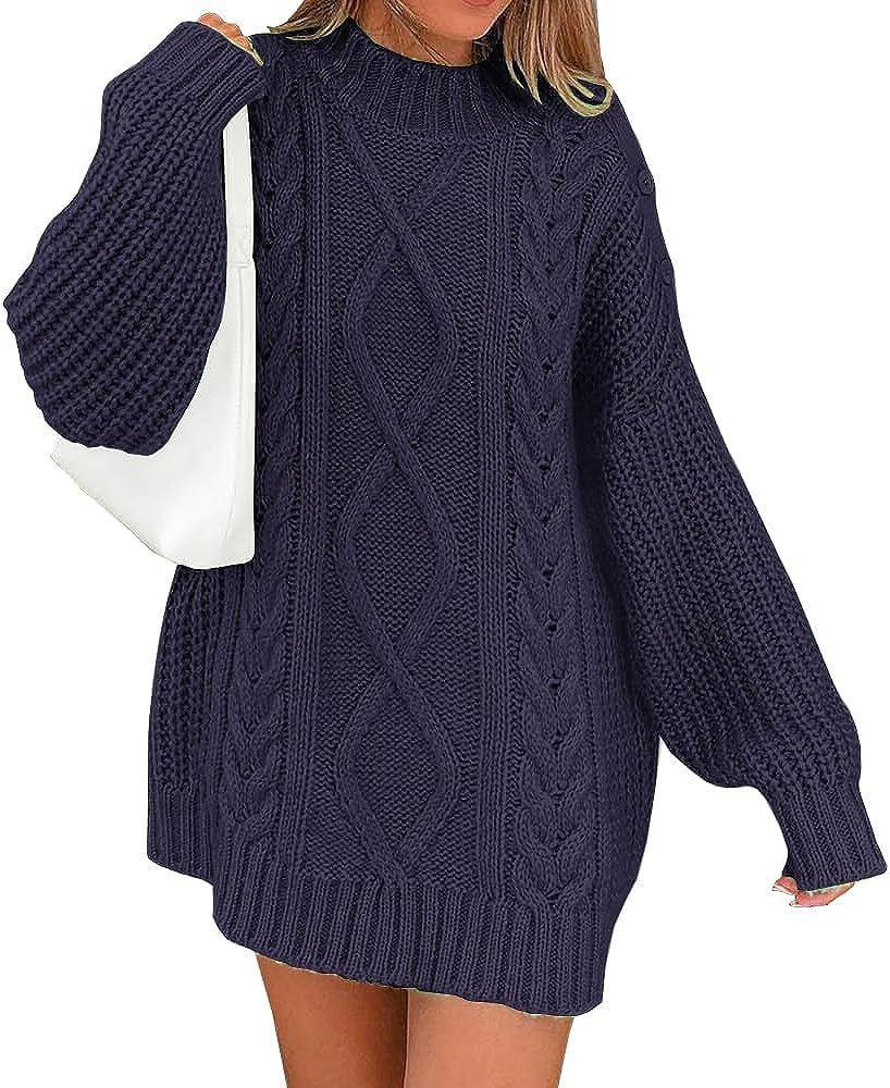 Damen Strickpullover mit oversized Schnitt Drune