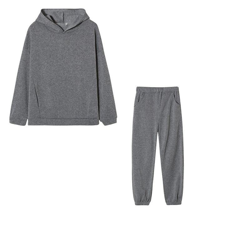 Damen Freizeit-Hoodie und Jogginghose Set Drune