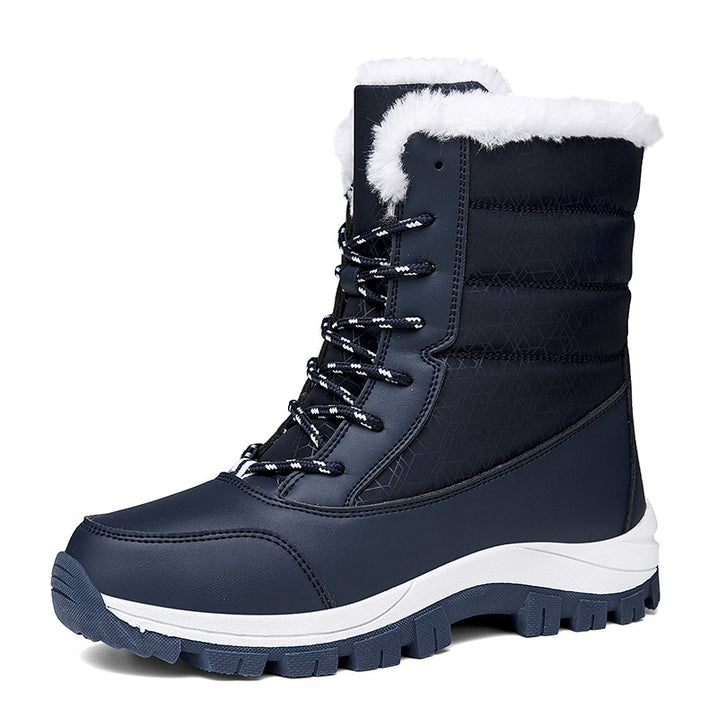 Damen Winterstiefel mit wärmendem Innenfutter und rutschfester Sohle Drune