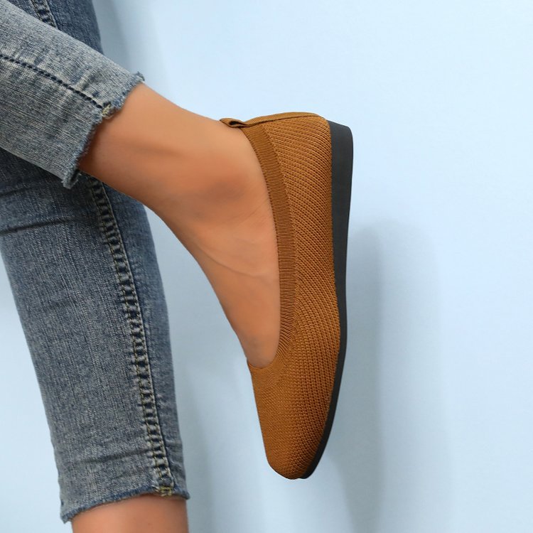 Damen bequeme Slip-On Ballerinas Drune