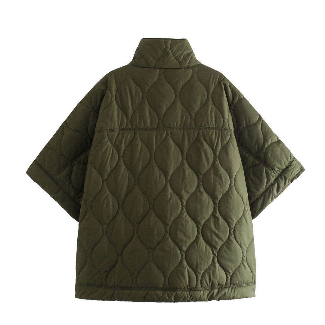 Damen Steppjacke mit hohem Kragen und praktischen Eingrifftaschen Drune