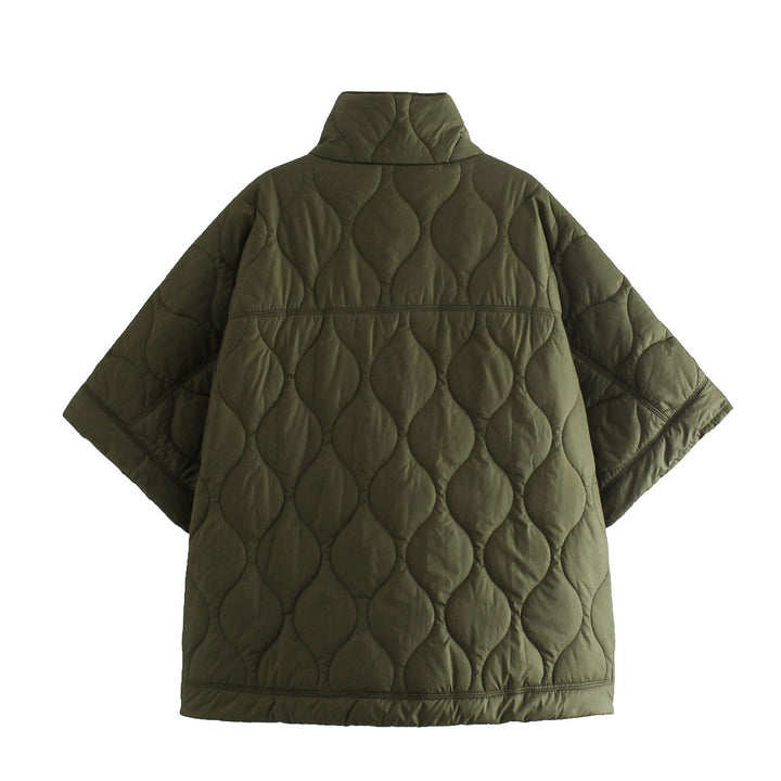 Damen Steppjacke mit hohem Kragen und praktischen Eingrifftaschen Drune