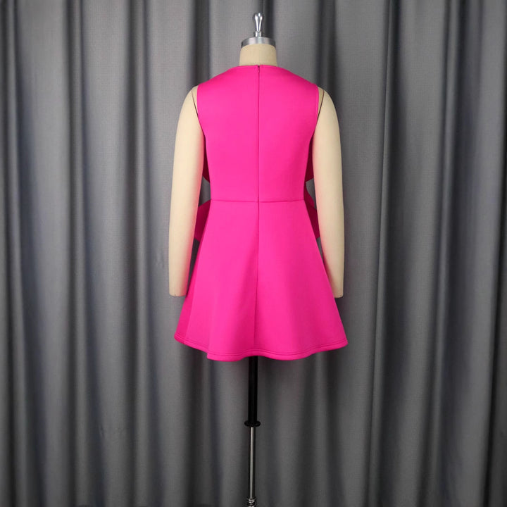 Damen Blumenkleid mit 3D-Design Drune