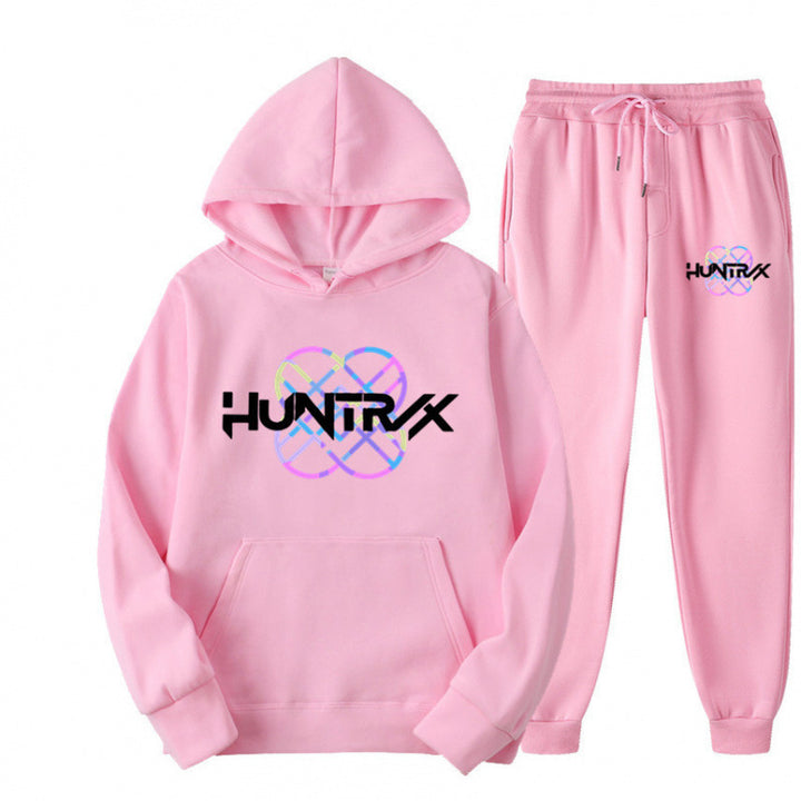 Damen Sweatanzug mit modernem Grafikdesign und lässiger Passform Drune