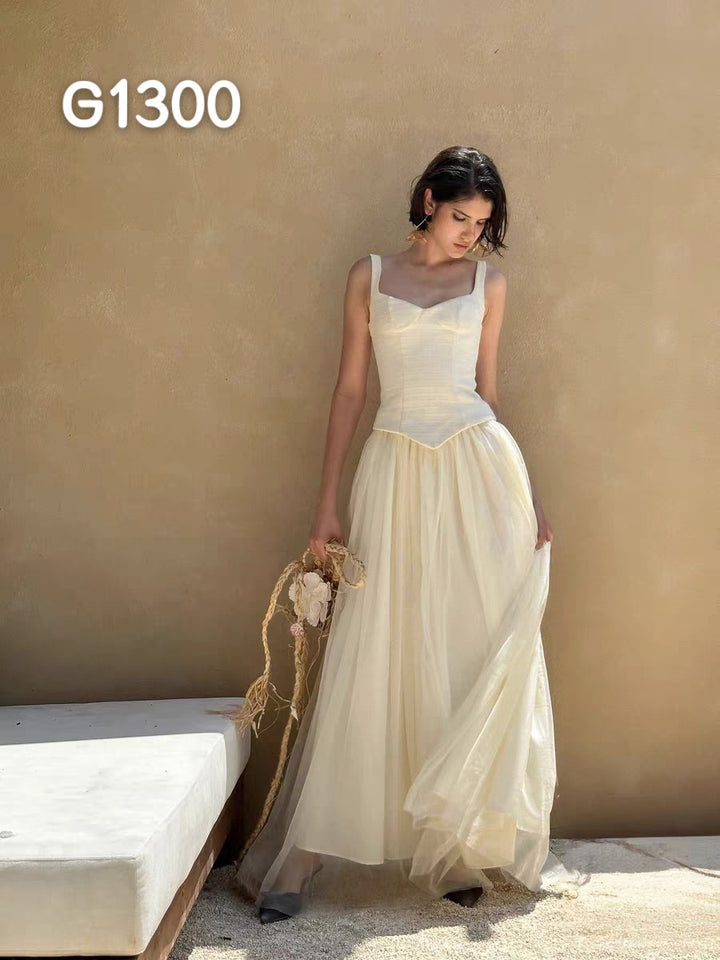 Damen Elegante Corsage-Bluse mit transparenten Ärmeln Drune