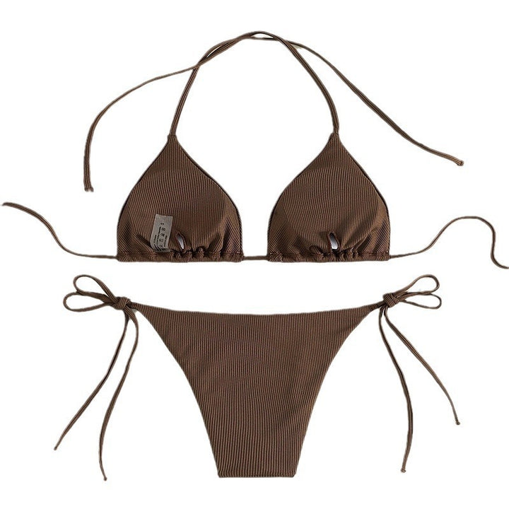 Damen Triangel-Bikini mit raffiniertem Rippendesign Drune
