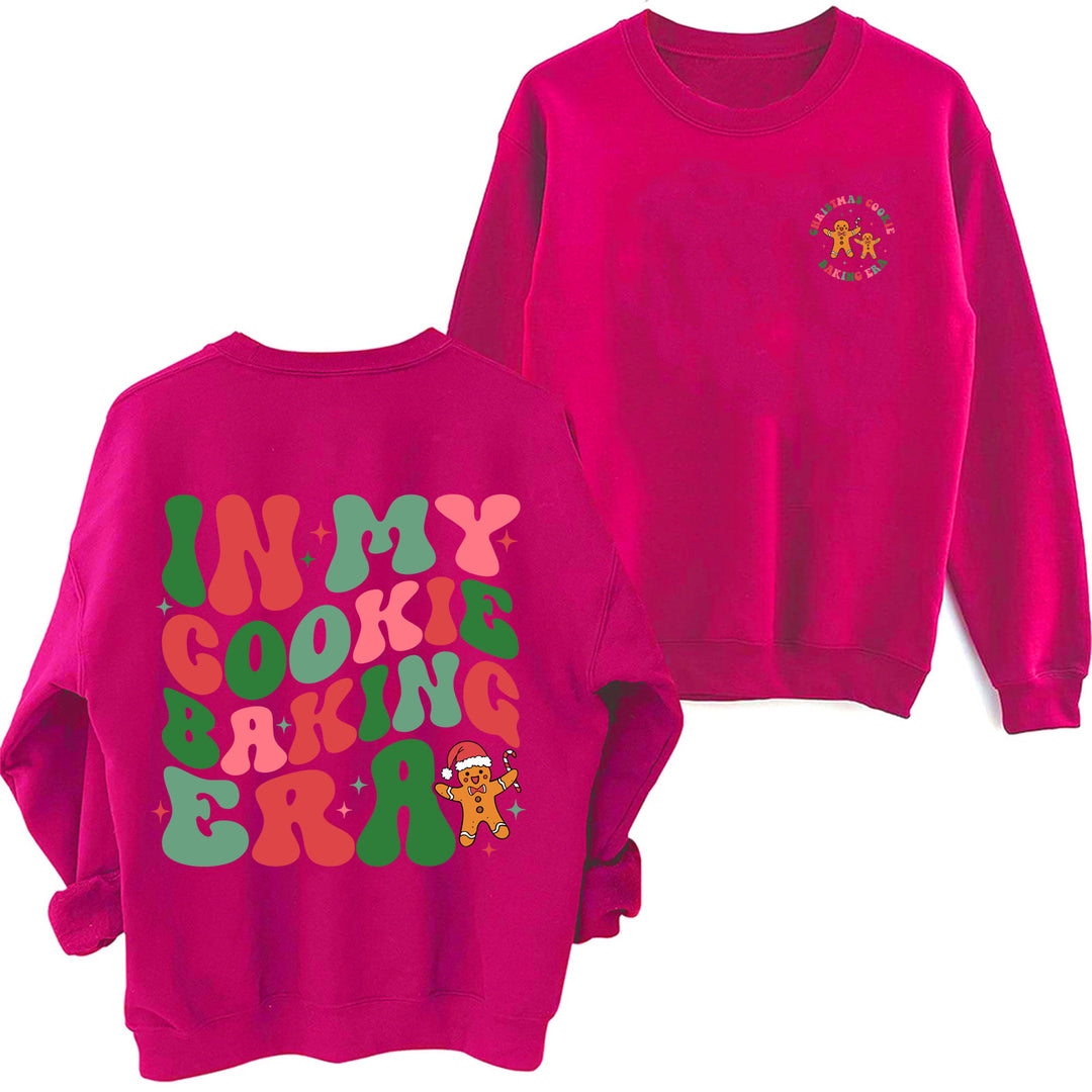 Damen lässiger Pullover mit weihnachtlichem Motiv Drune