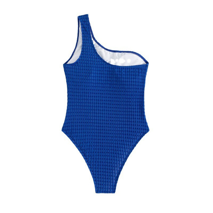 Damen Asymmetrischer Cut-Out Badeanzug Drune