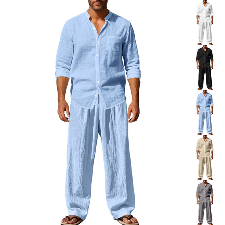 Herren leichte Sommerensemble aus atmungsaktivem Stoff Drune