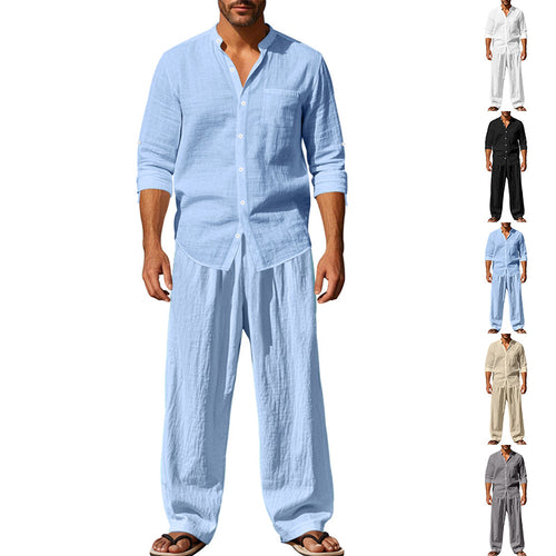 Herren leichte Sommerensemble aus atmungsaktivem Stoff Drune