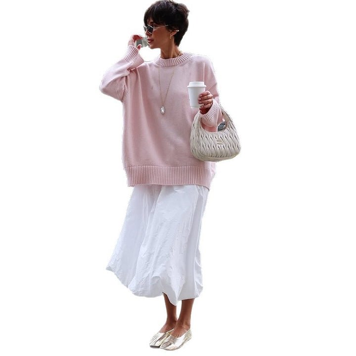 Damen Oversize-Strickpullover Drune