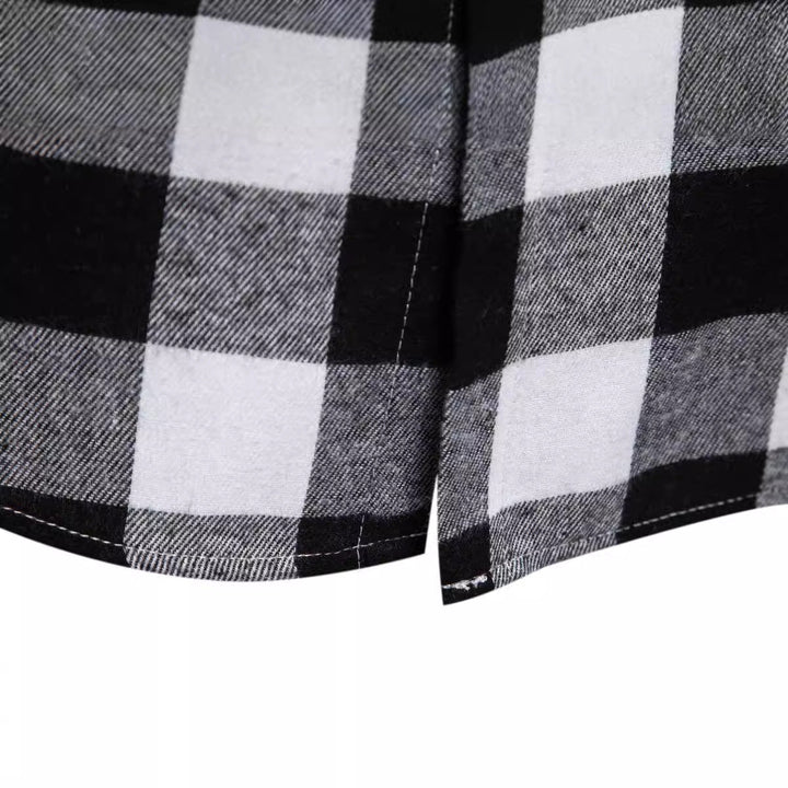 Herren Flanellhemden mit integriertem Kapuzen-Design und lässigem Look Drune